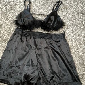 SILK FURRY PJ/LOUNGEWEAR SET